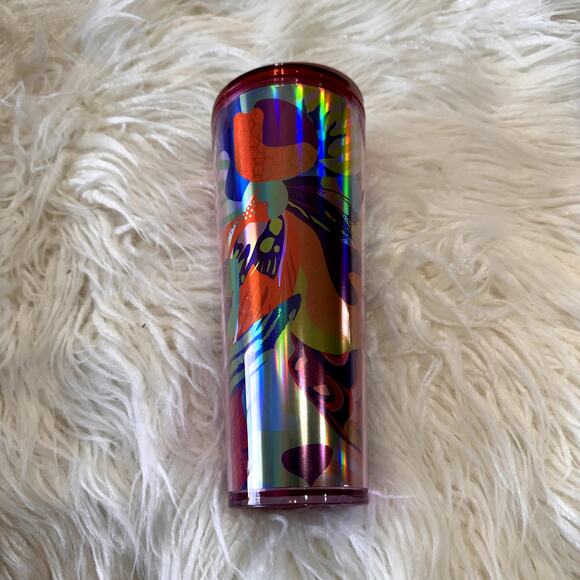 Starbucks Cold Cup Tumbler No Straw 2024 Collection Butterflies Multicolor NEW - Picture 2 of 4